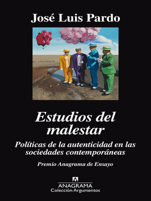 cover image of Estudios del malestar